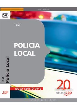 portada Policia Local. Test (Colección 1105)
