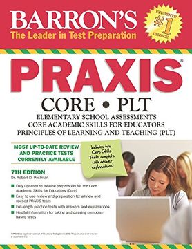 portada Barron's PRAXIS, 7th Edition: CORE/PLT