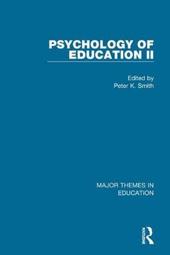 portada Smith: Psychology of Education ii (4-Vol. Set) (Major Themes in Education) (in English)