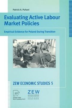 portada evaluating active labour market policies: empirical evidence for poland during transition