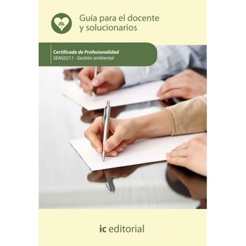 portada Gestión Ambiental. Seag0211 - Guía Para el Docente y Solucionarios (in Spanish)