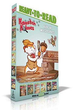 portada Hamster Holmes box of Mysteries: Hamster Holmes, a Mystery Comes Knocking; Hamster Holmes, Combing for Clues; Hamster Holmes, on the Right Track; The Dark? Hamster Holmes, a Big-Time Puzzle 
