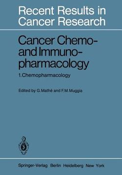 portada cancer chemo- and immunopharmacology: 1. chemopharmacology