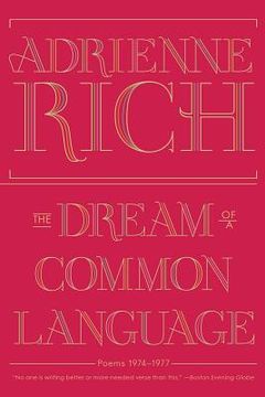 portada The Dream of a Common Language: Poems 1974-1977 (en Inglés)