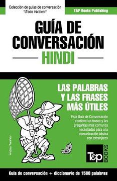 portada Guía de Conversación Español-Hindi y diccionario conciso de 1500 palabras
