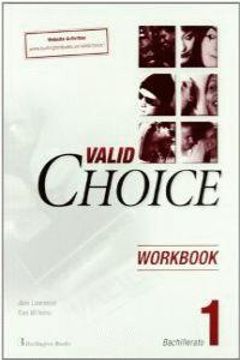 portada Valid Choice Bachillerato 1. Workbook. Website Activities