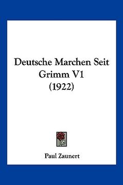 portada Deutsche Marchen Seit Grimm V1 (1922) (in German)