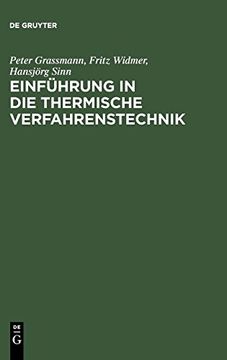 portada Einführung in die Thermische Verfahrenstechnik (en Alemán)