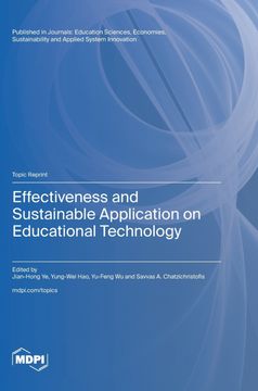 portada Effectiveness and Sustainable Application on Educational Technology (en Inglés)