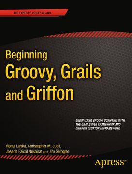 portada beginning groovy, grails and griffon (en Inglés)