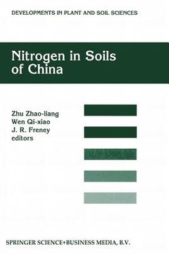 portada Nitrogen in Soils of China (en Inglés)