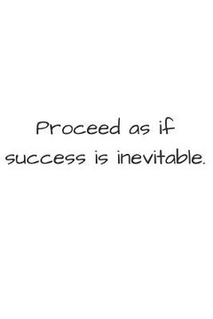 portada Proceed As If Success Is Inevitable