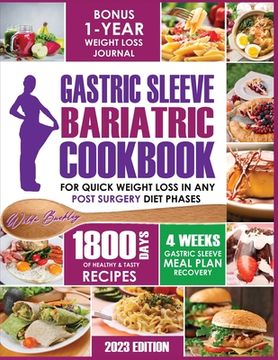 portada Gastric Sleeve Bariatric Cookbook (en Inglés)