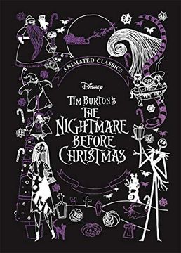portada Disney tim Burton'S the Nightmare Before Christmas (Disney Animated Classics): A Deluxe Gift Book of the Classic Film - Collect Them All! (in English)