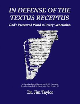 portada In Defense of the Textus Receptus (en Inglés)