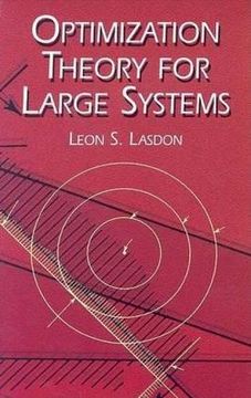 portada optimization theory for large systems (en Inglés)