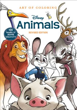 portada Art of Coloring: Disney Animals: 100 Images to Inspire Creativity (en Inglés)