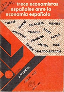 portada Trece economistas españoles ante la economia española
