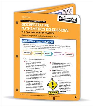 portada The On-Your-Feet Guide to Orchestrating Mathematics Discussions: The Five Practices in Practice (On-Your-Feet-Guides) (in English)