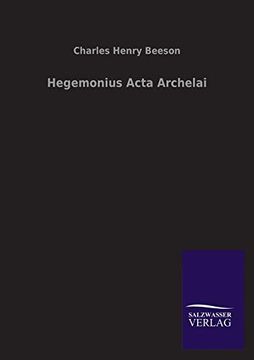 portada Hegemonius Acta Archelai (en Inglés)