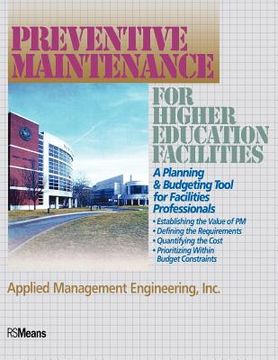 portada preventive maintenance for higher education facilities: a planning and budgeting tool for facilities professionals