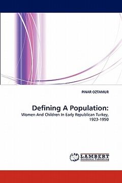 portada defining a population (en Inglés)