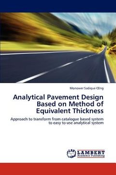 portada analytical pavement design based on method of equivalent thickness