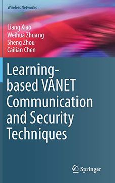 portada Learning-Based Vanet Communication and Security Techniques (Wireless Networks) (en Inglés)