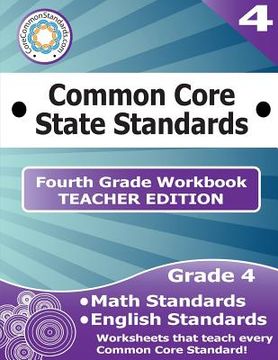 portada Fourth Grade Common Core Workbook - Teacher Edition (en Inglés)