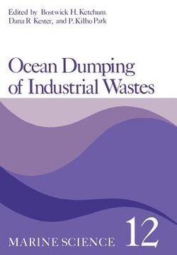 portada Ocean Dumping of Industrial Wastes (en Inglés)