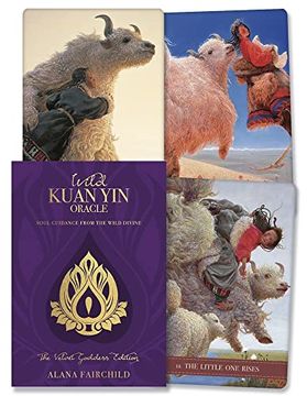 portada Wild Kuan yin Oracle: The Velvet Goddess Edition: Soul Guidance From the Wild Divine (en Inglés)