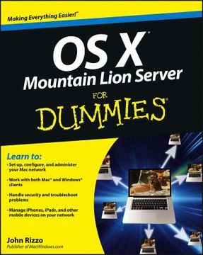 portada os x mountain lion server for dummies
