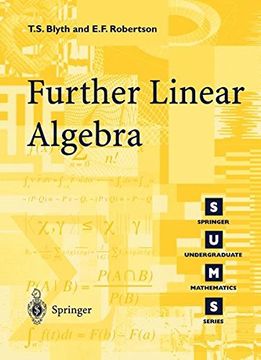 portada Further Linear Algebra (Springer Undergraduate Mathematics Series) (in English)