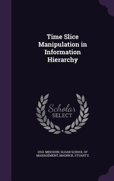 portada Time Slice Manipulation in Information Hierarchy (en Inglés)