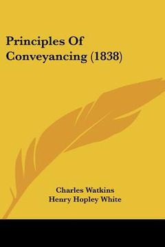 portada principles of conveyancing (1838) (en Inglés)