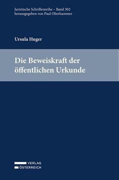 portada Die Beweiskraft der Öffentlichen Urkunde (in German)