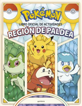 portada Pokemon. Libro oficial de actividades. Región de Paldea