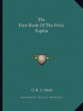 portada the first book of the pistis sophia (en Inglés)