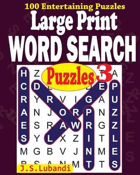 portada Large Print WORD SEARCH Puzzles 3 (en Inglés)