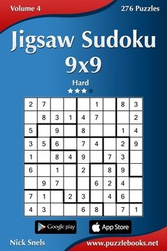 portada Jigsaw Sudoku 9x9 - Hard - Volume 4 - 276 Puzzles (en Inglés)