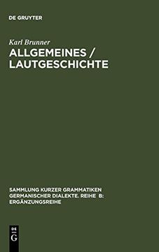 portada Allgemeines / Lautgeschichte (in German)