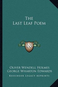 portada the last leaf poem