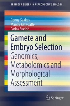 portada Gamete and Embryo Selection: Genomics, Metabolomics and Morphological Assessment (Springerbriefs in Reproductive Biology) (in English)
