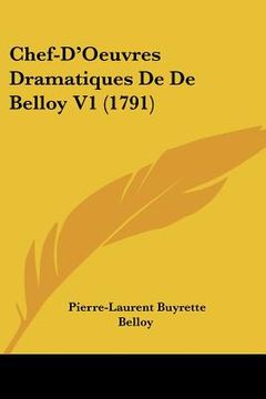 portada chef-d'oeuvres dramatiques de de belloy v1 (1791) (in English)