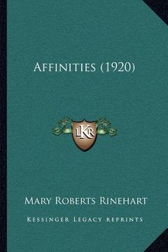 portada affinities (1920) (en Inglés)
