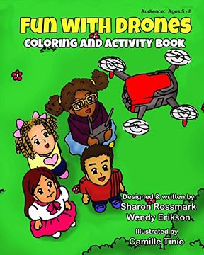 portada Fun With Drones: Coloring and Activity Book (in English)