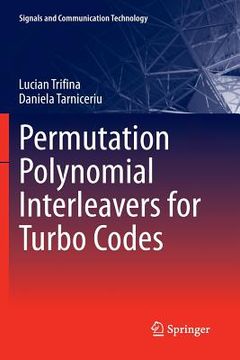 portada Permutation Polynomial Interleavers for Turbo Codes (en Inglés)