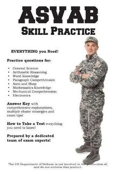 portada ASVAB Skill Practice: Armed Services Vocational Aptitude Battery Practice Questions