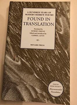 portada Found in Translation: A Hundred Years of Modern Hebrew Poetry