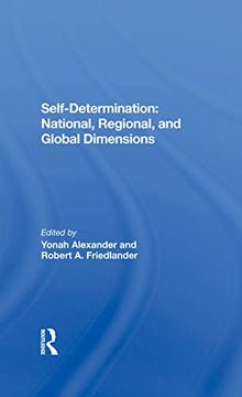 portada Selfdetermination: National, Regional, and Global Dimensions (in English)